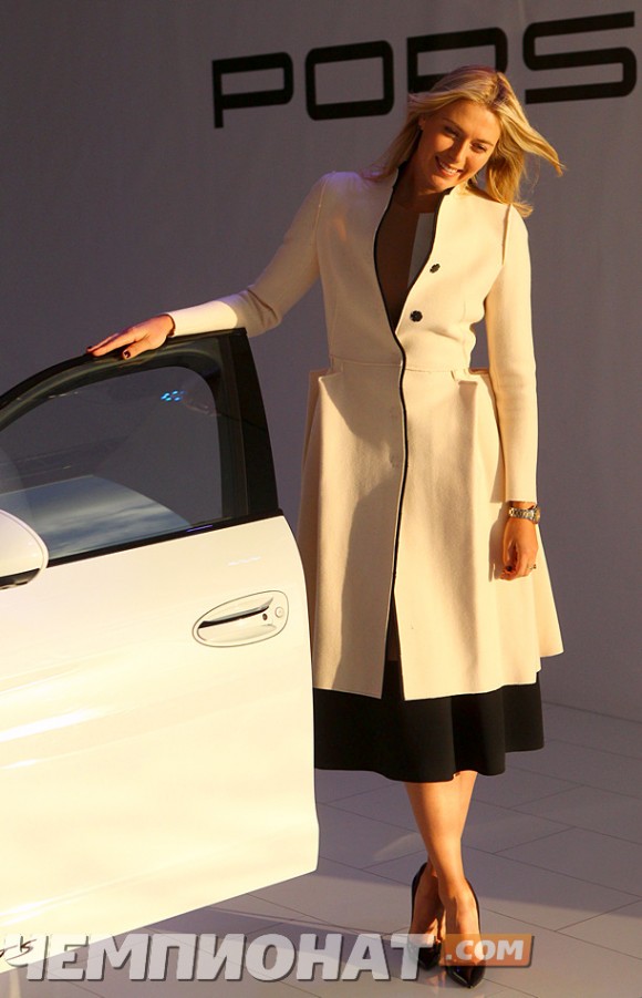 Мария Шарапова провела презентацию своего именного авто