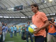 Рафаэль Надаль открыл футбольный матч в Рио-де-Жанейро