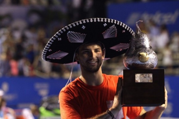 Григор Димитров выиграл титул на турнире в Акапулько