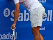 Рафаэль Надаль тренируется перед дебютом в Барселоне